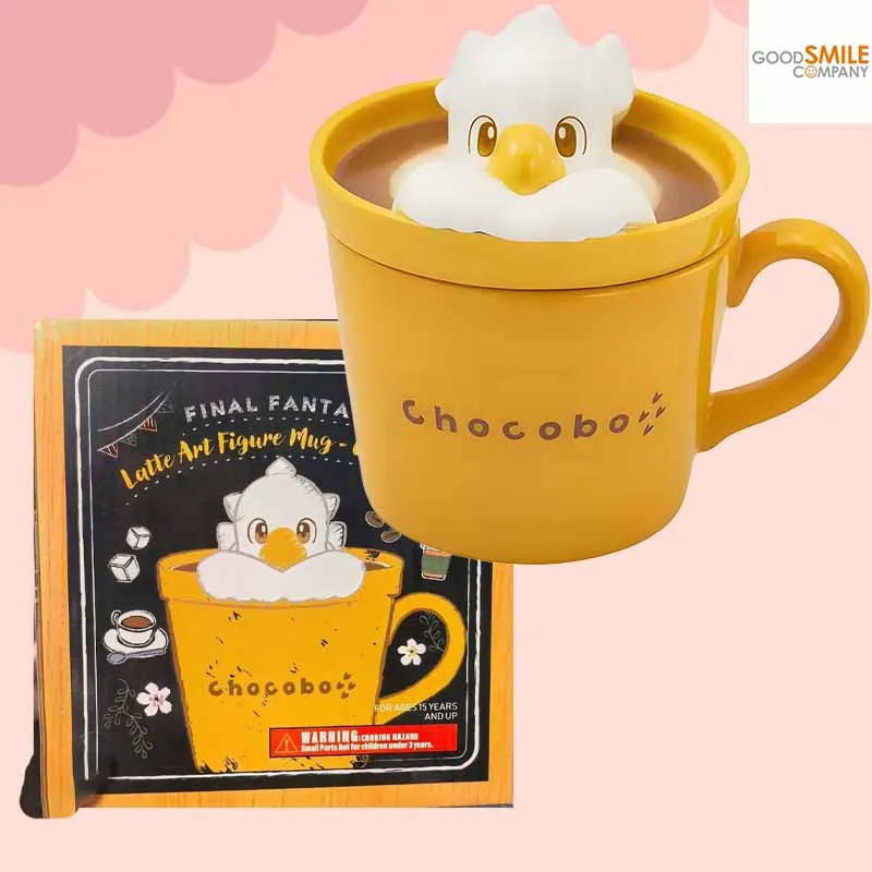 

GSC оригинальная аниме-фигурка Final Fantasy Latte Aart, фигурка, кружка-chocobo, экшн-фигурка, игрушки для мальчиков/девочек/подарок для детей