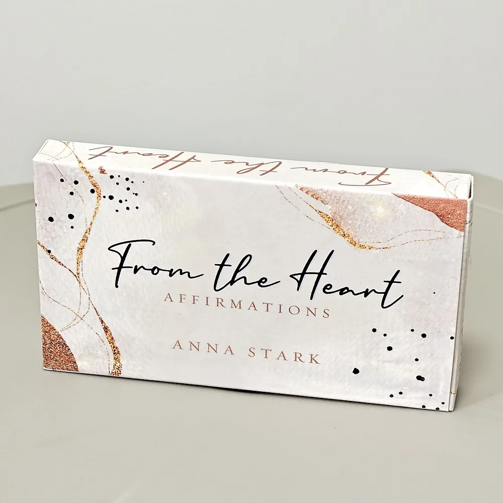 From The Heart: Affirmations 40 Beautiful Affirmations Carefully Created To Open Your Heart Space 10.5*6cm