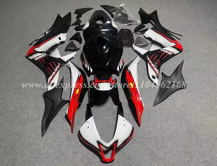 4Gifts New ABS Motorcycle Full Fairings Kit Fit For HONDA CBR600RR F5 2007 2008 07 08 Bodywork Set Custom Shark