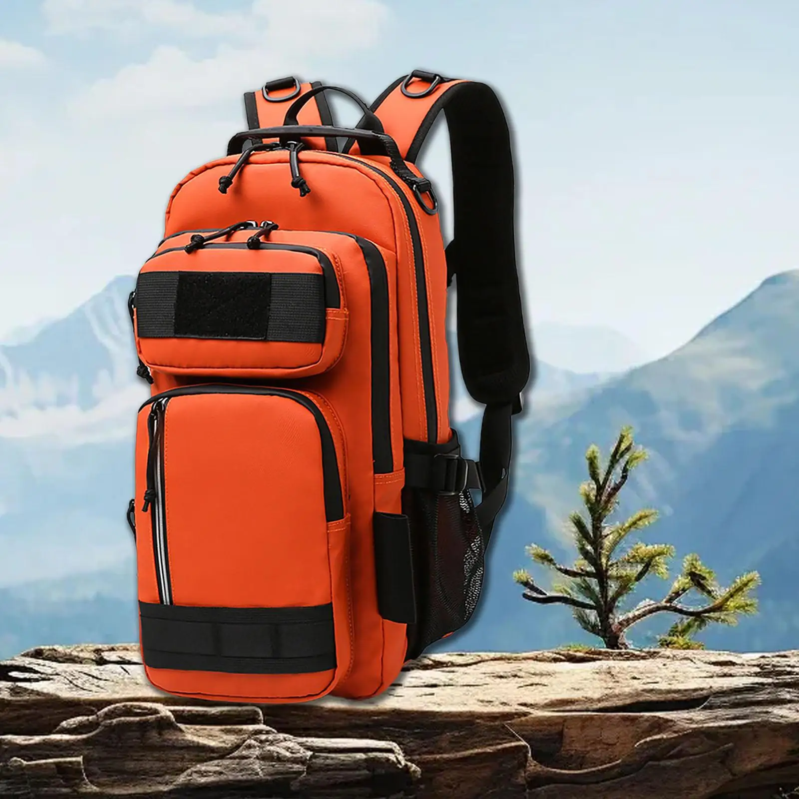 Fishing Backpack Fishing Gears Bag Fishing Tackle Backpack Fishing Equipment Bag for Biking Cycling Mountaineering Hunting