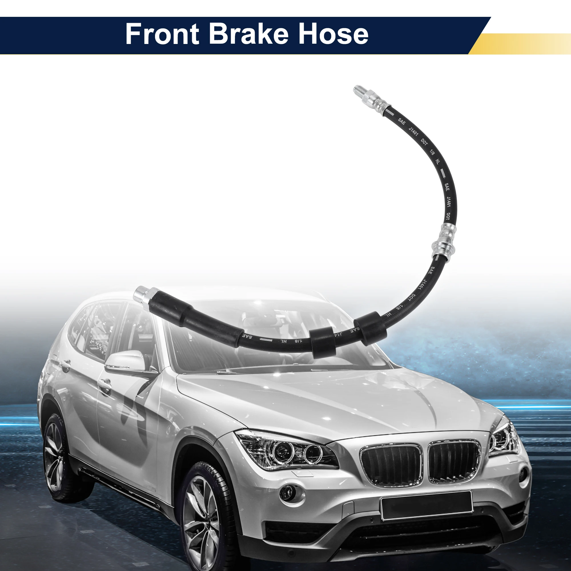 

Передний тормозной шланг UXCELL для BMW X1 2016-2019, тормозной гидравлический шланг No 34306787317