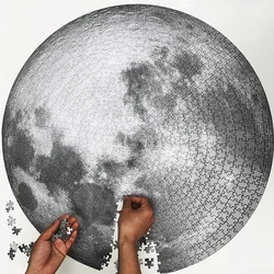 1000-Piece Moon & Planet Puzzle - Aerial Adventure Brain Teaser - Perfect Adult Christmas Gift