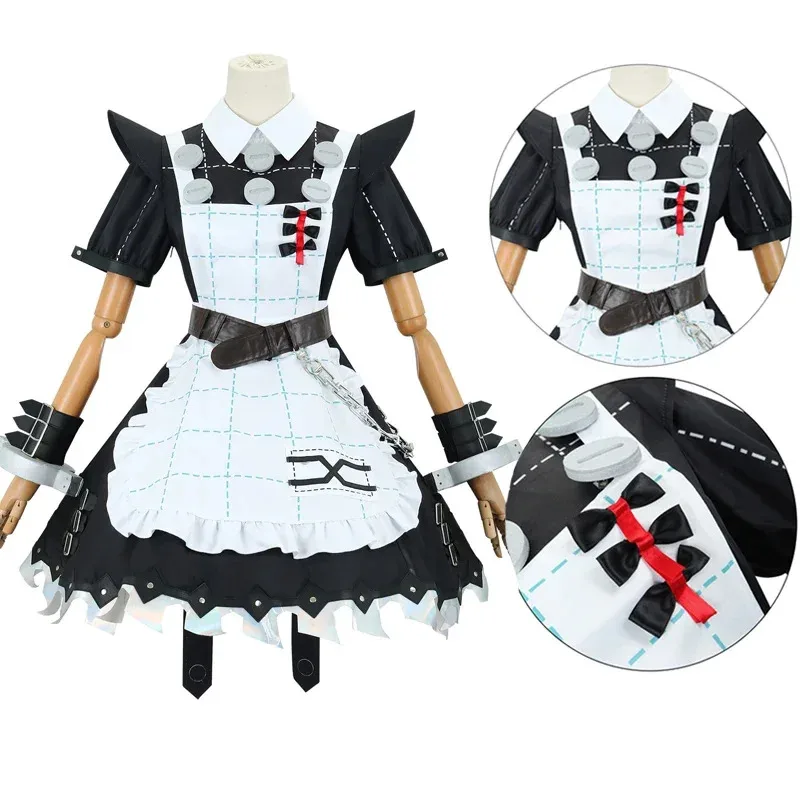 Anime Zenless Zone Zero ZZZ Corin Wickets Cosplay Costume Role Play Comic Con Dress Hallowmas Party Women Game Outfit Uniform