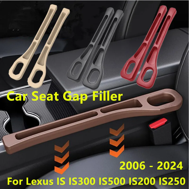 PU Car Seat Crevice Filling Storage Organizer Leak-Proof Sealing Strip For Lexus IS IS300 IS500 IS200 IS250 2006--2020 2021 2022