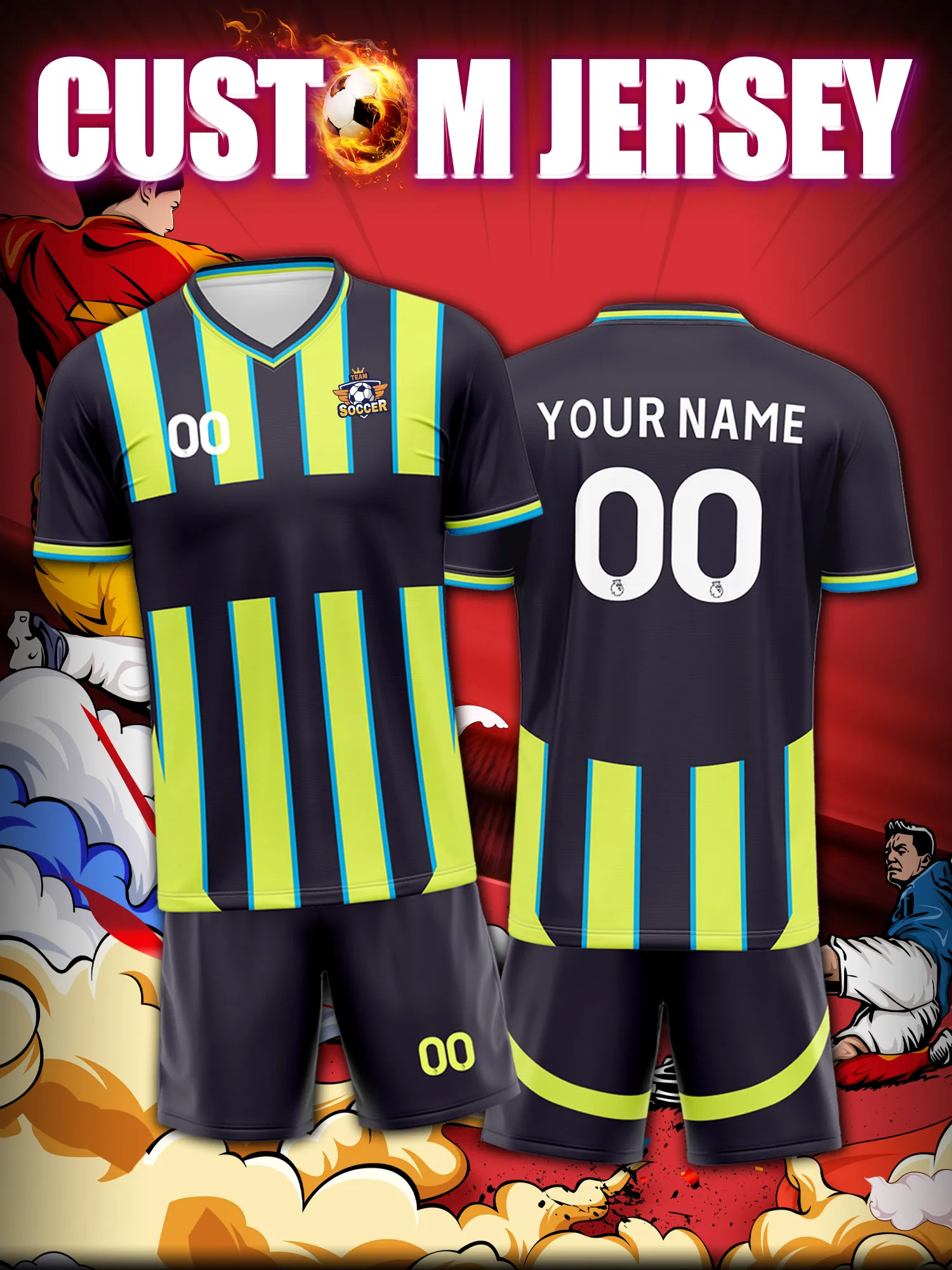 

Спортивные футболки с V-образным вырезом для мужчин и женщин 2026 года с индивидуальным нанесением имени и номера, быстросохнущие, модные, с технологией сублимации