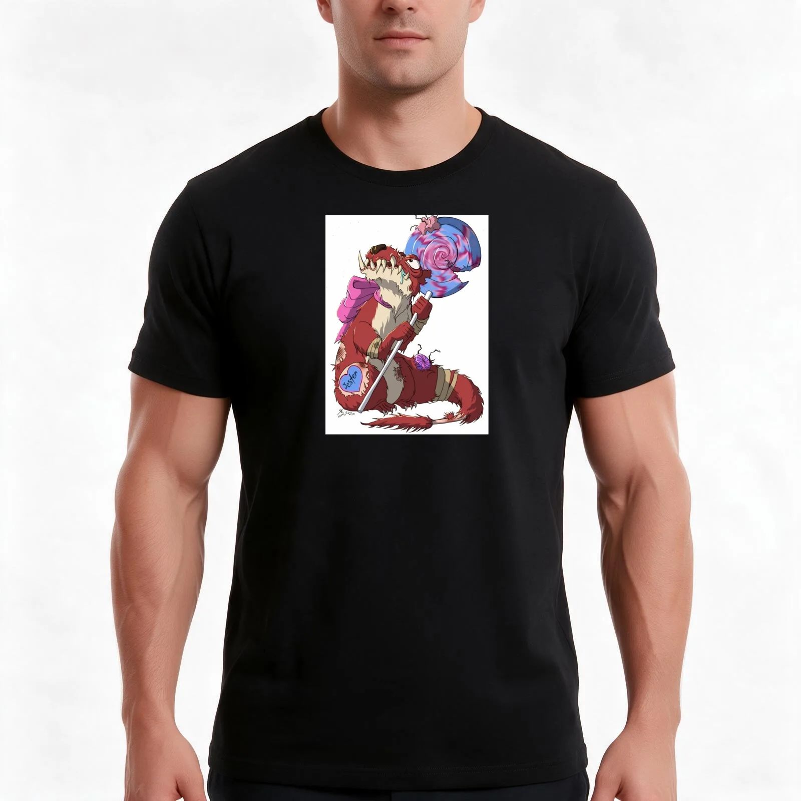 Sprinkle T-Shirt, Summer Casual Cotton Tee, Oversized Streetwear Tops, Vintage Graphic Print, Loose Fit Short Sleeve