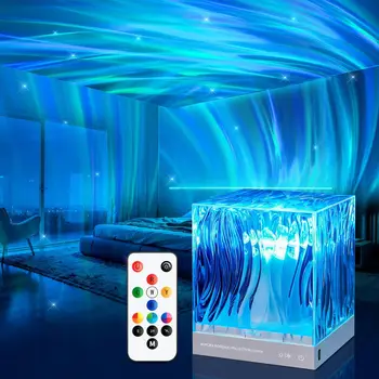 Aurora Borealis Projection Lamp Ocean Atmosphere Lamp Ceiling Starry Night Light Creative…