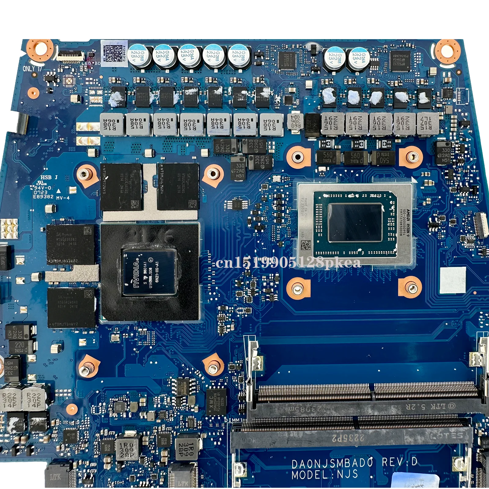 FA507XI 노트북 마더보드 (아수스 TUF 게이밍 A15 FA707XI FA507NU FA507NV FA507XV FA707XU R7 R9 RTX4050 4060 4070 DA0NJSMBAD0 호환) 썸네일 5