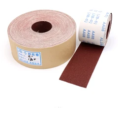1 2 3 Meter 80 120 150 180 240 320 400 600 Grit Metal Wood Polishing Sandpaper Emery Cloth Roll Gindring Lapping Abrasive Tools
