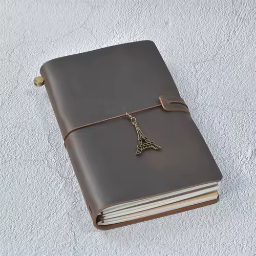 100% Genuine Leather Journal Refillable Travel Notebook Retro DIY Handmade Diary Sketchbook School Office Gift Customized - Image 10