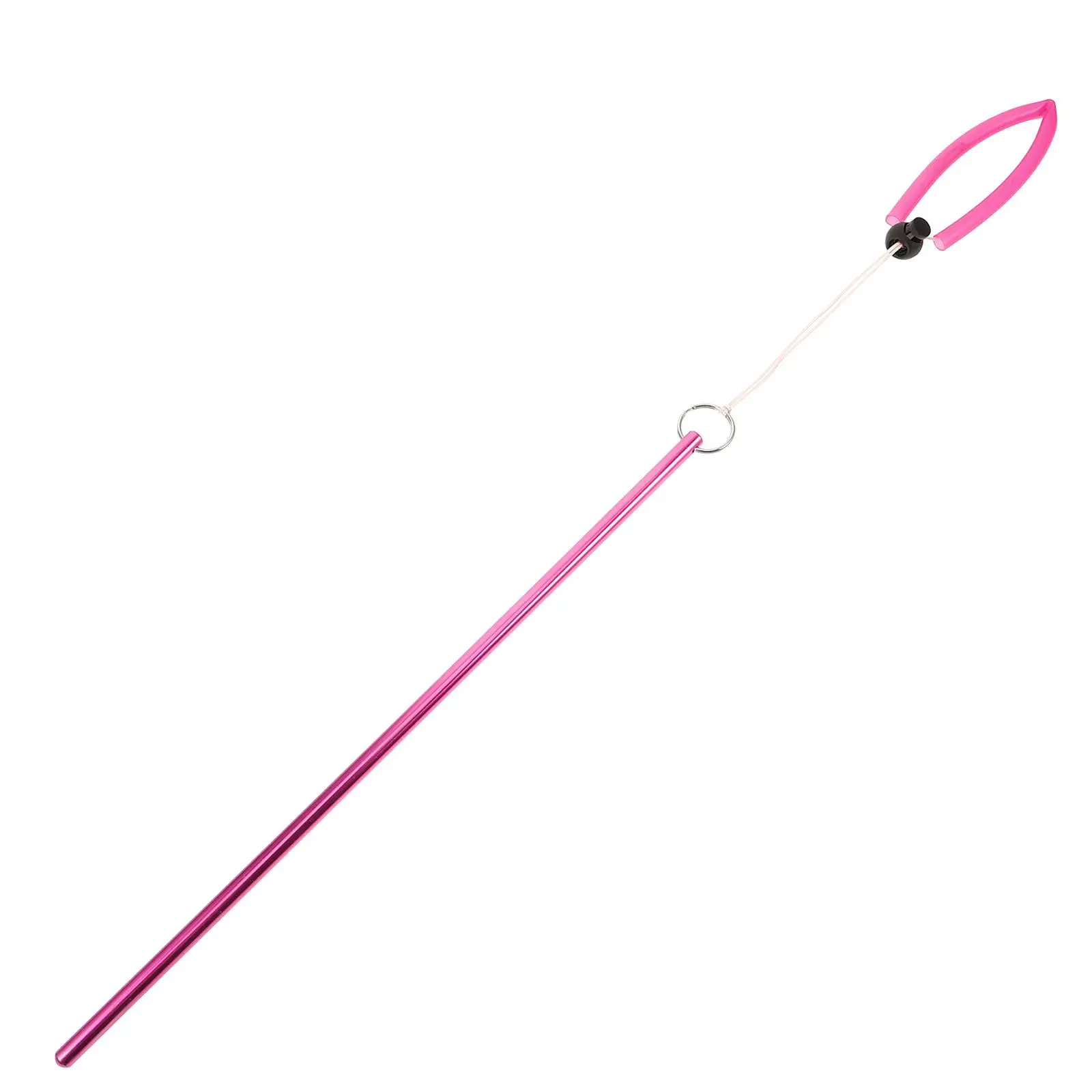 Underwater Probe Scuba Bottle Knocker Rod Rosy Aluminum Alloy Lanyard Diving Stick