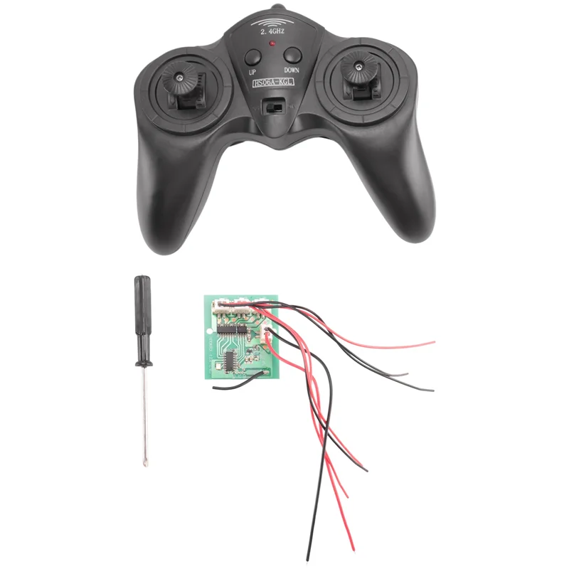 

BTLIFE-3X 6CH 2.4G Remote Controller Power Transmitter Receiver Radio System For DIY RC Boat Cars 50M Controlling