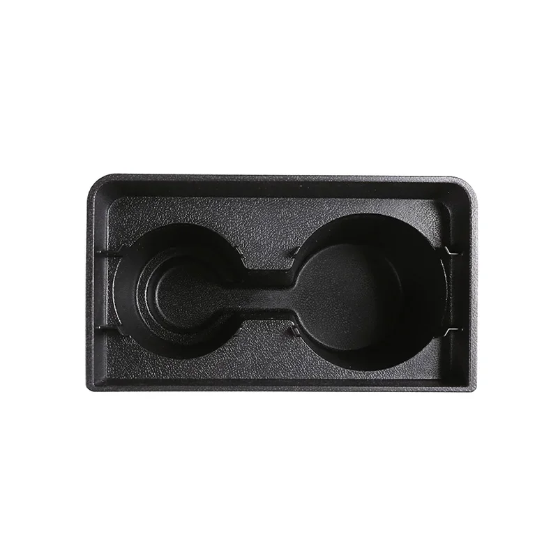 For Range Rover Evoque L551 2020-2023 ABS Black Cup Holder Widened Storage Box  Interior Car Accessories