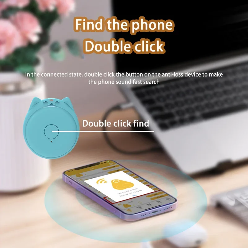 XIAOMI Mini GPS Tracker Device promemoria Anti-smarrimento per Pet Kids Bag Wallet 5G Bluetooth Connected IOS Android App Finder Locator