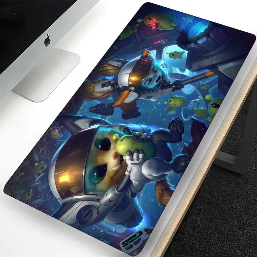 League of Legends Poppy Large Gaming Mouse Pad Computer Mousepad PC Gamer Laptop Mouse Mat Office Mausepad Keyboard Mat Desk Pad