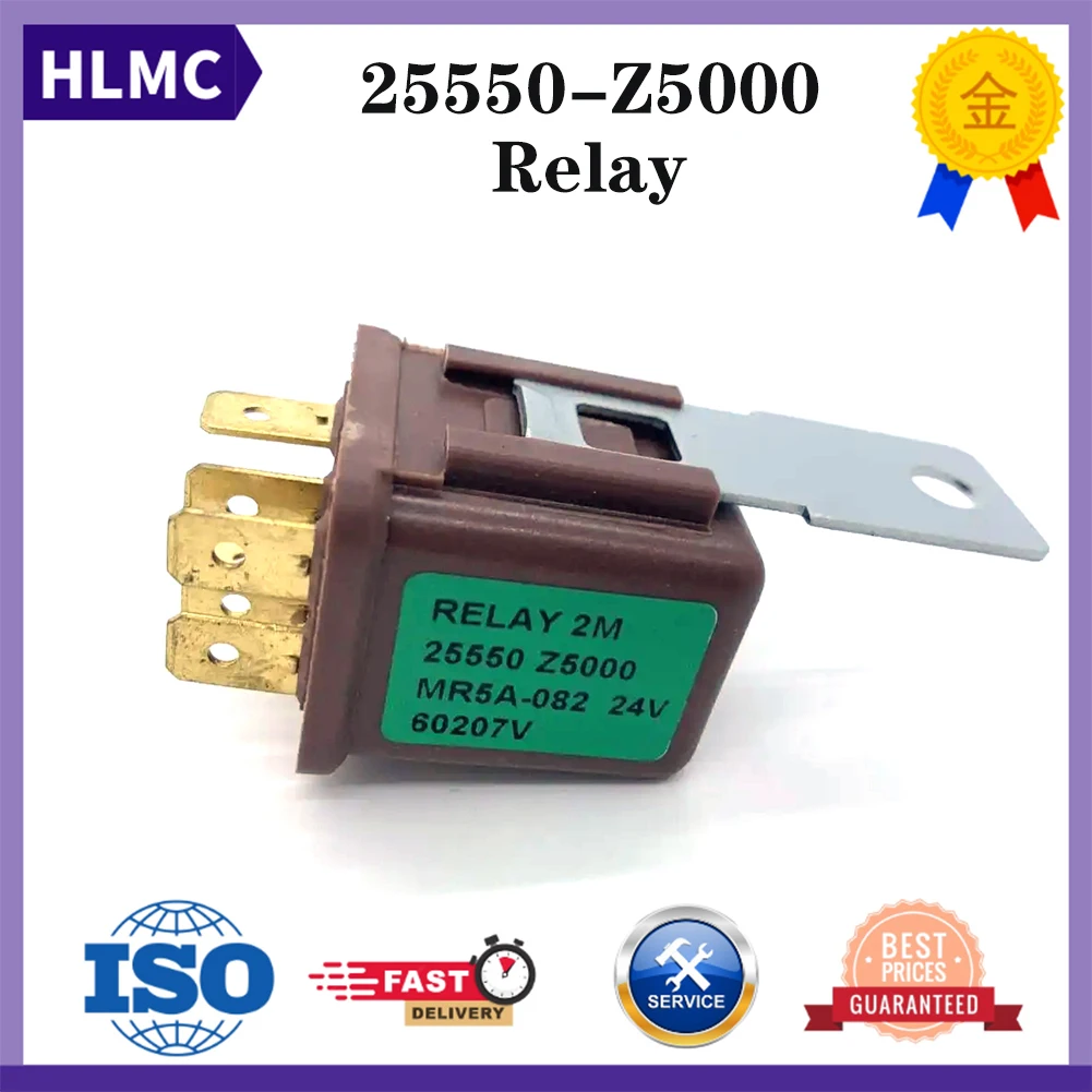 

Excavator Accessories Auto Relay For Excavator Parts 25550-Z5000 25550-Z5004 MR5A-082 DC24V