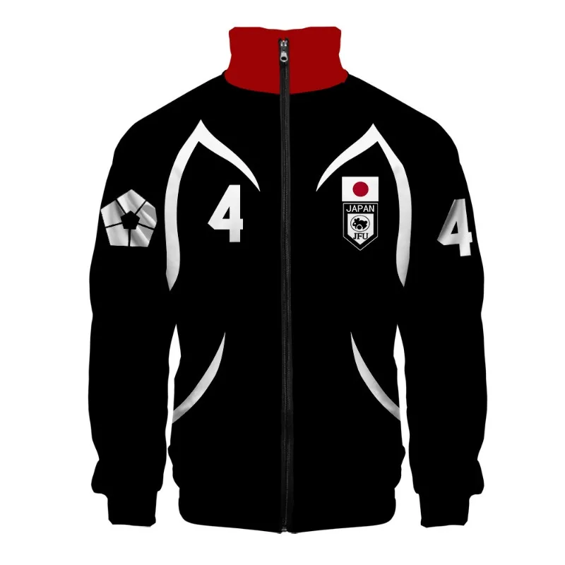 

Новое аниме Blue Lock, креативное периферийное пальто с героями мультфильмов, хлопковое пальто на флисовой подкладке, детская куртка на молнии, повседневное пальто, одежда