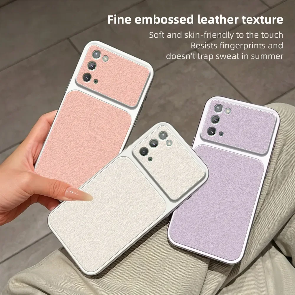 Case For Samsung Galaxy Note 20 Ultra Classic Colored shell with leather texture shell For Samsung Galaxy Note 20 Ultra Casing