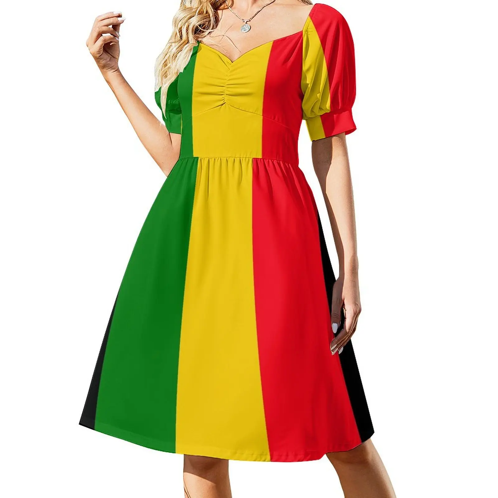 Reggae Vibes Short Sleeved Dress elegant women's dresses sale luxury evening dresses for women 2025 Dress