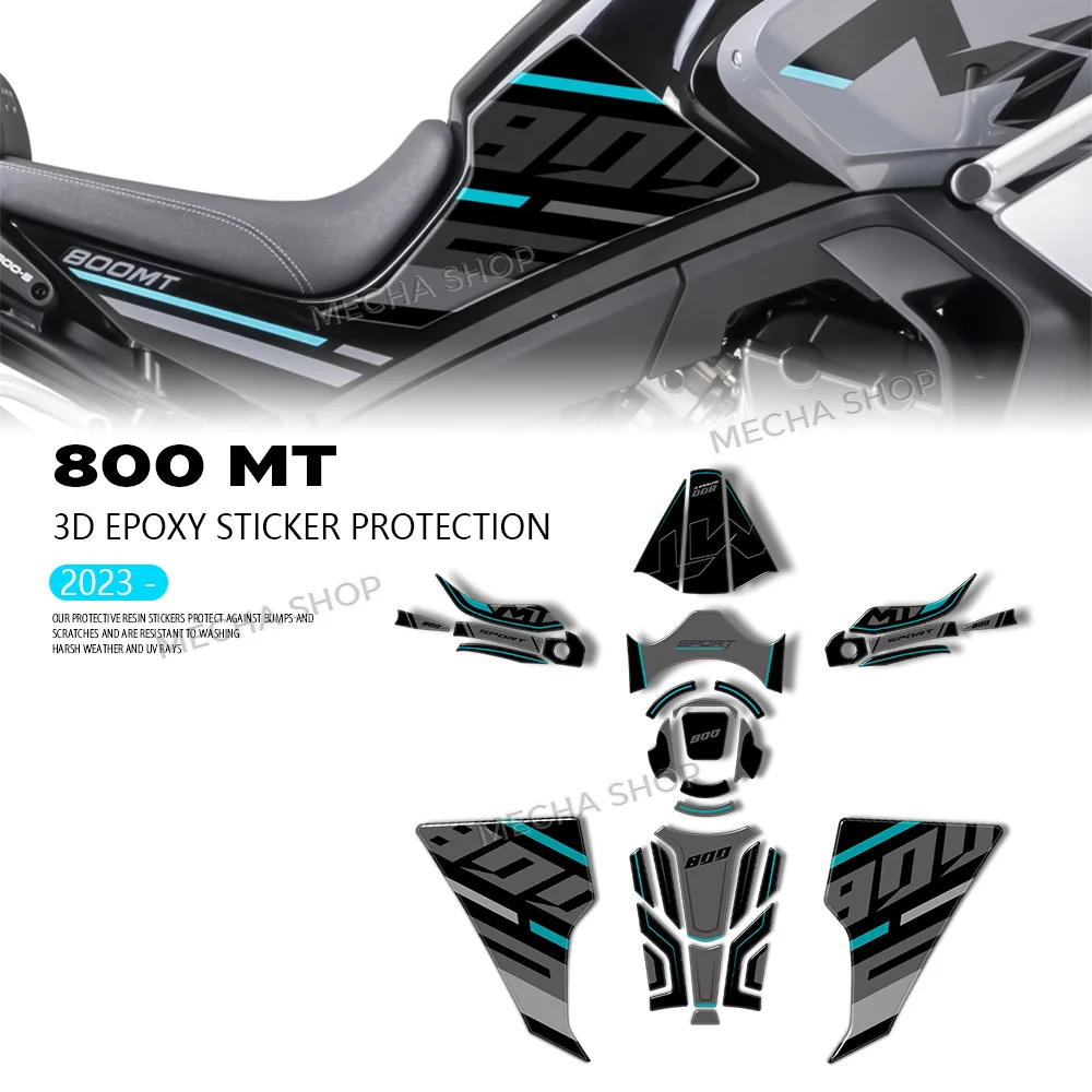 

Наклейка на топливный бак для CFMOTO 800MT 2022 2023 2024, 3D-наклейка на крышку бензобака, водонепроницаемая защитная накладка