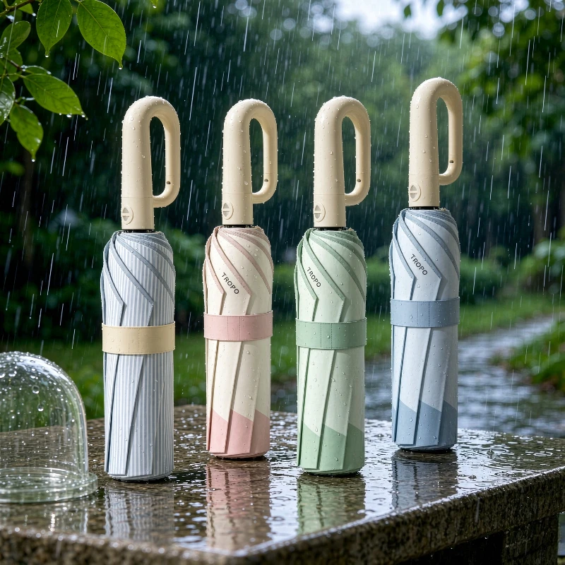 Fully Automatic Reverse Folding Umbrella Large Double Person Compact Rain Guard for Men Women Travel Commute Daily Use 역방향 우산