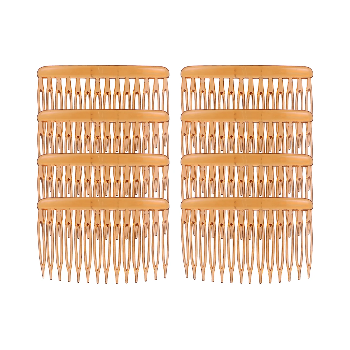 

15 Pcs Wavy Hair Comb Streamlined Design Combs Women Clip Side Wave Shape for Fine Resin