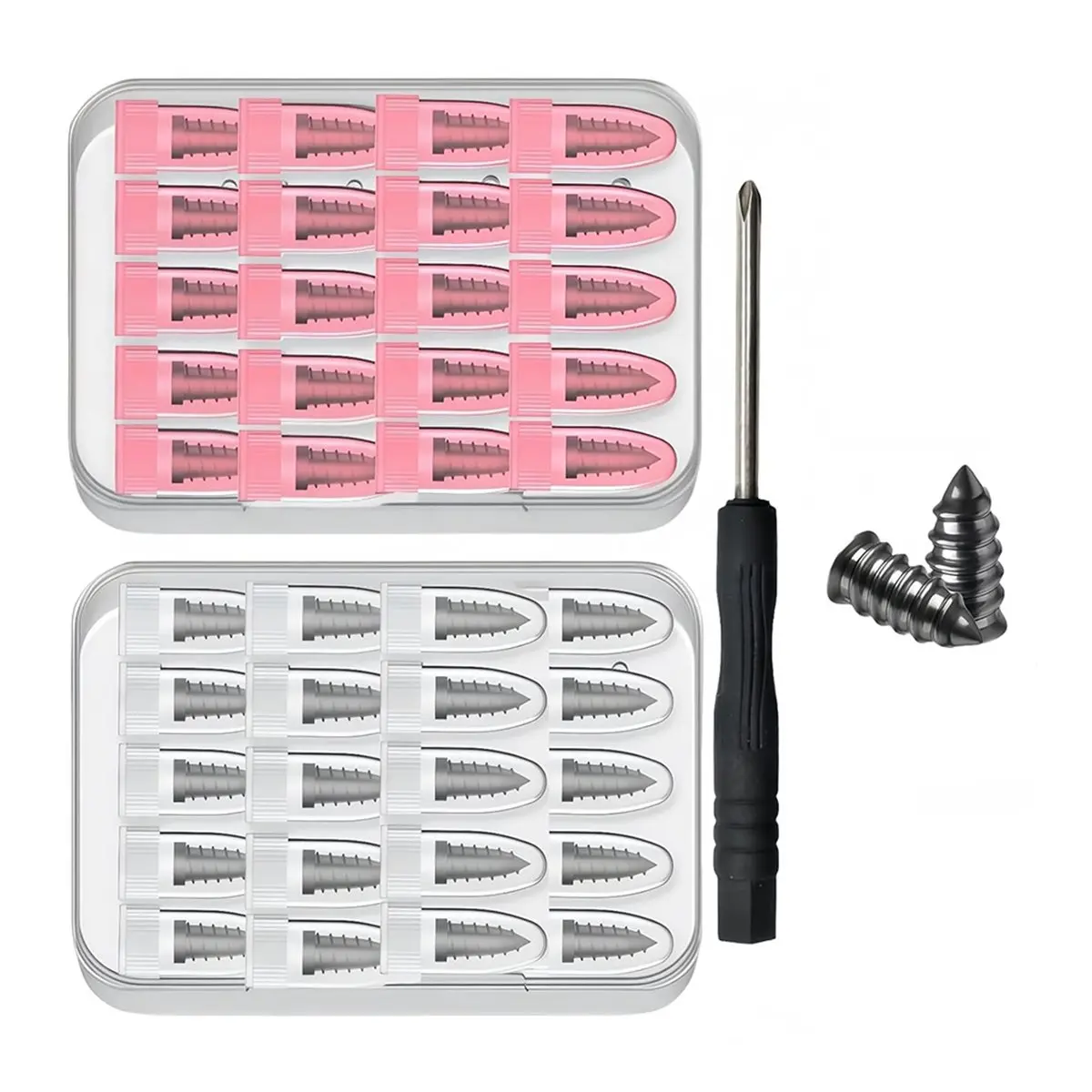 New arrival  40pcs Tire Plug Screw Kit with Screwdriver for Car, SUV & Truck Tire Repair Permanent on the Road