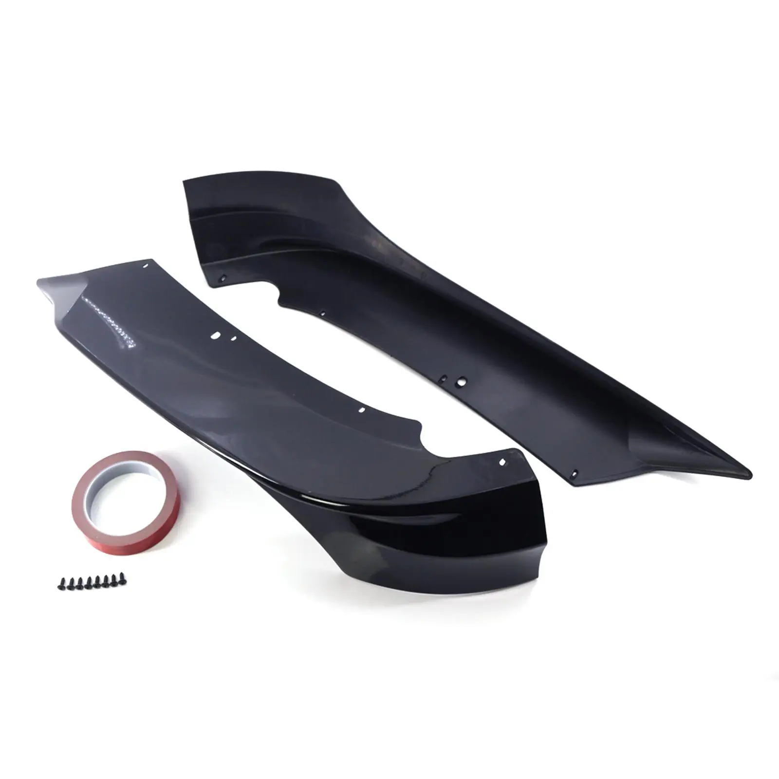 Separador de parachoques delantero, cubierta de labio, piezas de reparación, embellecedor negro brillante para BMW E90M 2008-2012, accesorio de coche de buen rendimiento