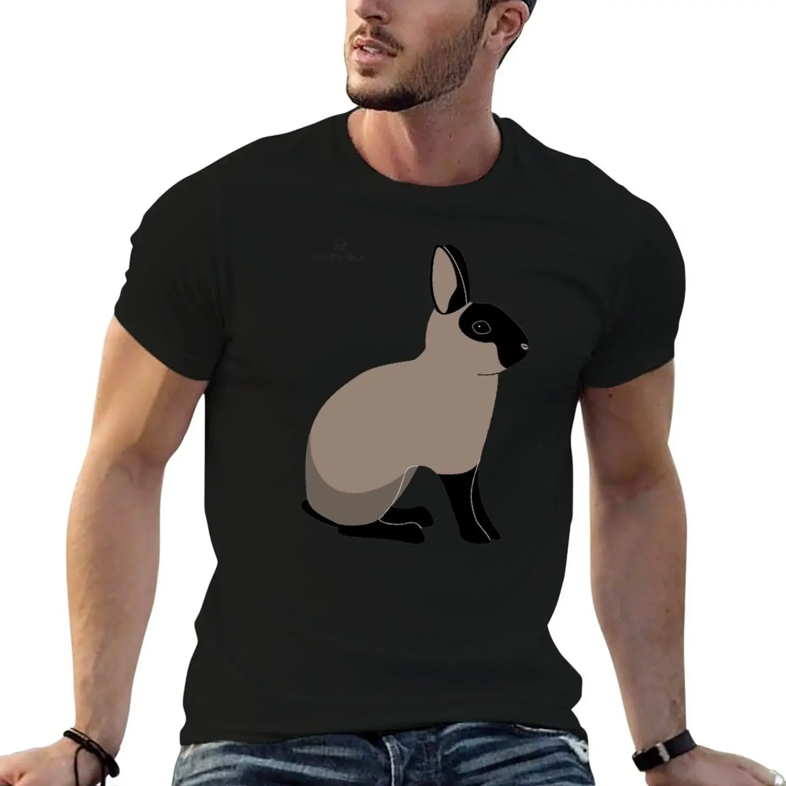 

Black Sable Rabbit T-Shirt anime t shirts clothes tees men t shirts high quality