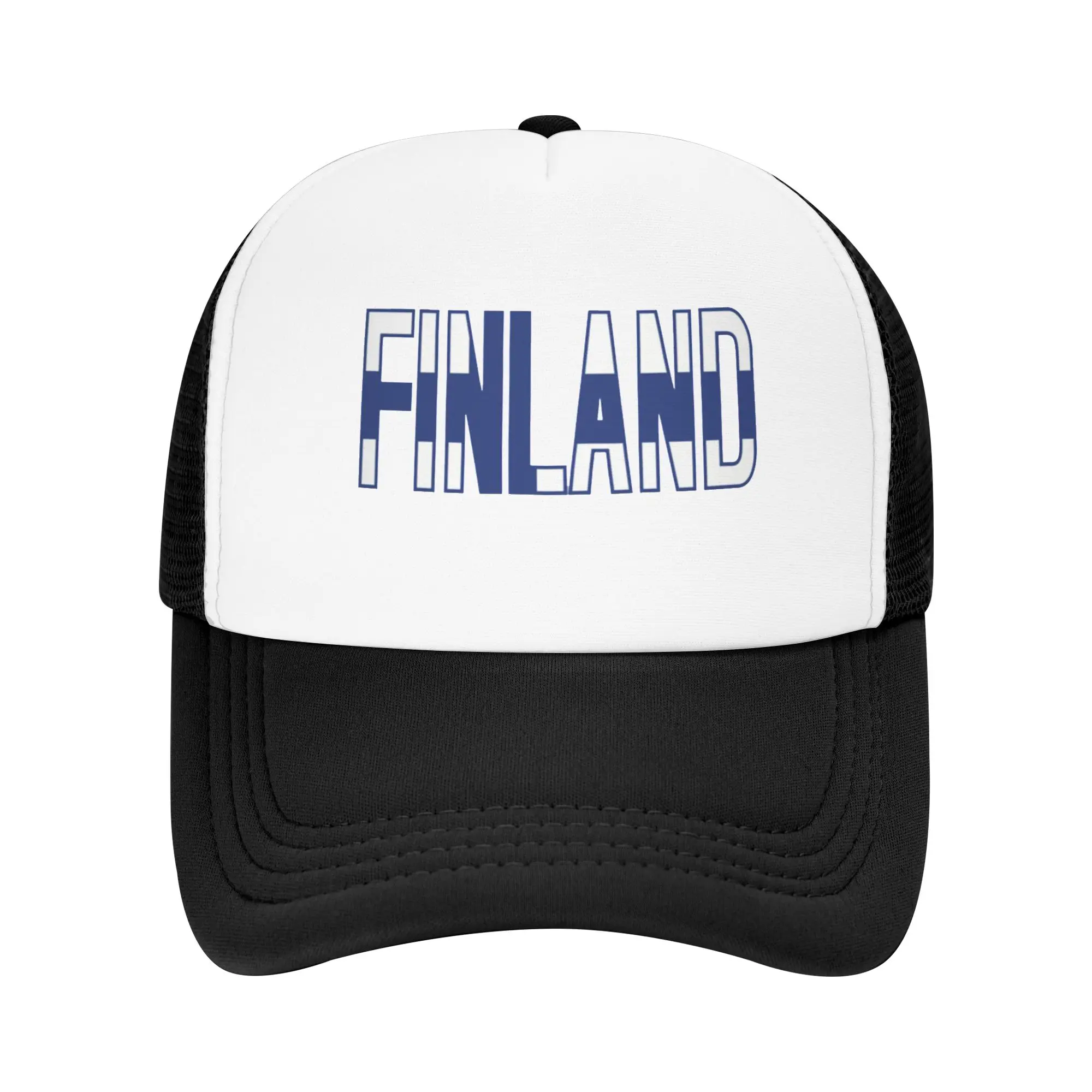 Finland Suomi Test Camping Mesh Baseball Caps For Womens  Camping Female Beach Golf Hat Hip Hop Trucker Cap