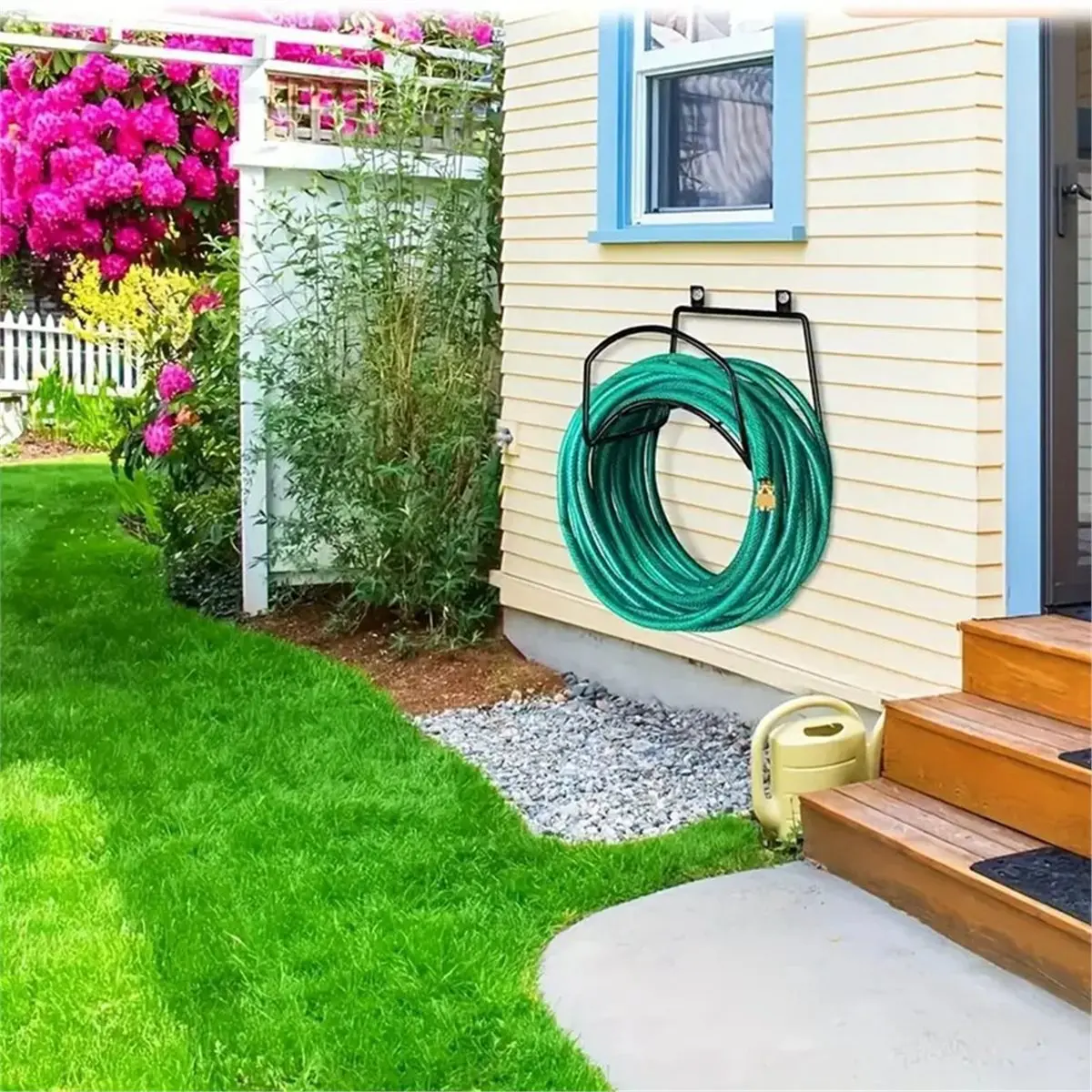 forfor Garden Hose Holder Wall Mount Multipurpose Bracket Decorative Supplies Heavy Duty Organizer for Outside Home Patio