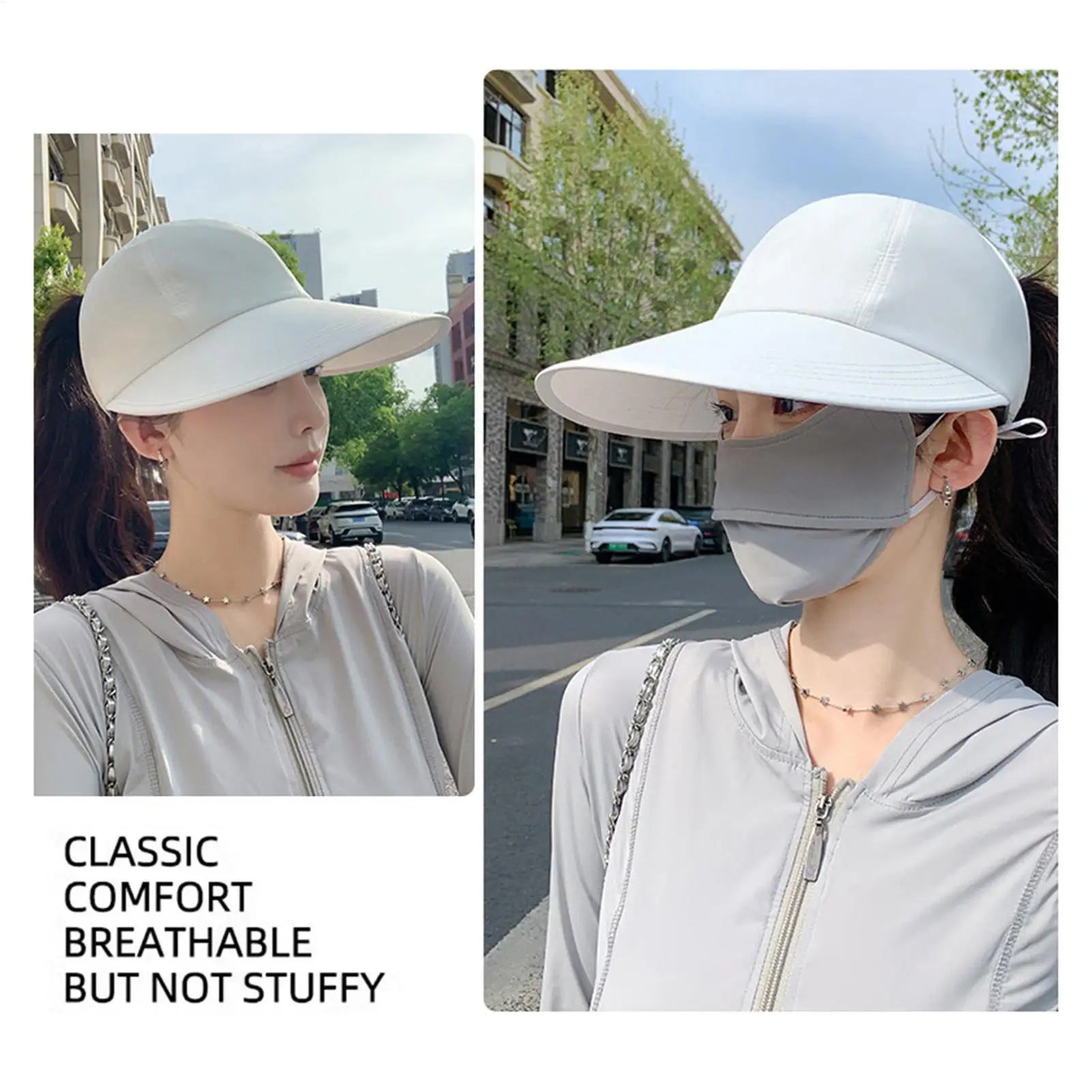

Sun Hat Adjustable UV Protection Breathable Outdoor Summer Sun Hat For Women Men Outdoor Beach Travel Camping Running Fishing