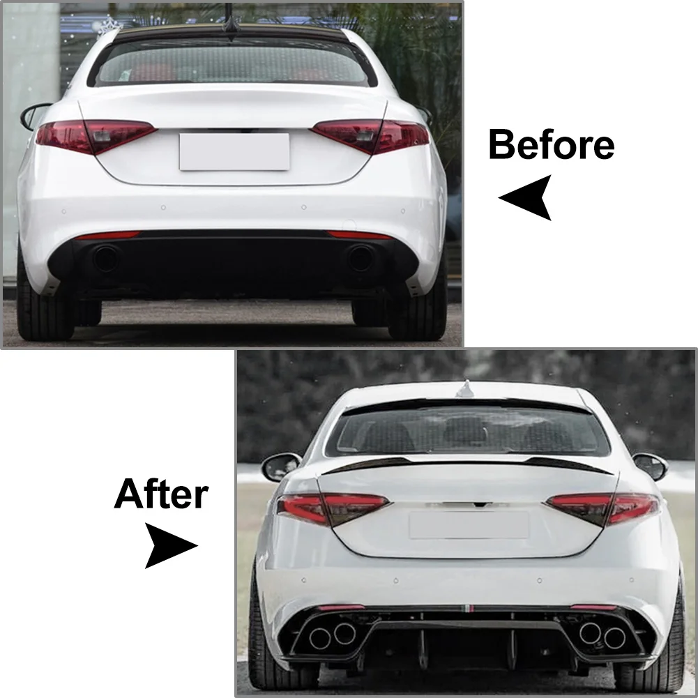 Car Rear Trunk Spoiler Wing For Alfa Romeo Giulia 2015 2016 2017 2018 2019 2020 2021 2022 2023