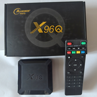 2025 X96Q 2GB 16GB Android 10.0 Smart TV Box Allwinner H313 Quad Core 4K 2.4G Wifi Set Top Box Support Youtube Google Player