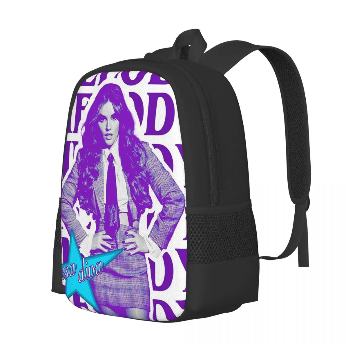 Melody Esa Diva Spain Eurovision Merch Backpack Daypack Large Capacity Boys Girls BookBag School Bag Shoulder Bags for Men Women