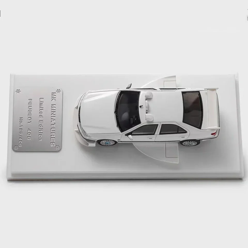 MKミニチュアズ 1/64 映画 タクシー プジョー 406、407 2台セット Resin Simulation Model 1:64 Scale Peugeot 406 407 Taxi Sport Car