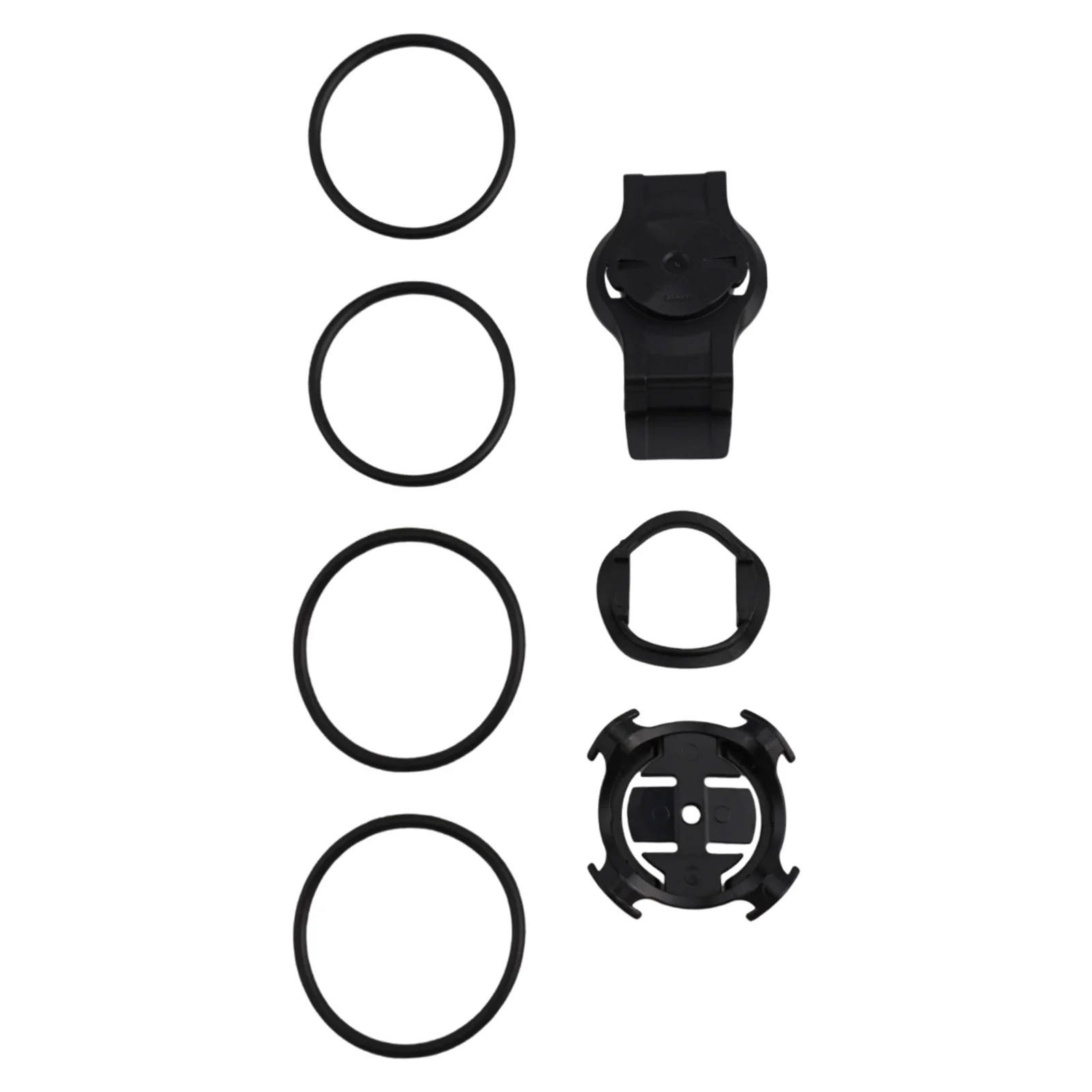 1pc Bike Watch Mount With 4pcs  Rubber Band For Garmin Fenix3 5x 5xplus 6x 7x Bicycle Handlebar Holder Cycling Bicycle Accessory