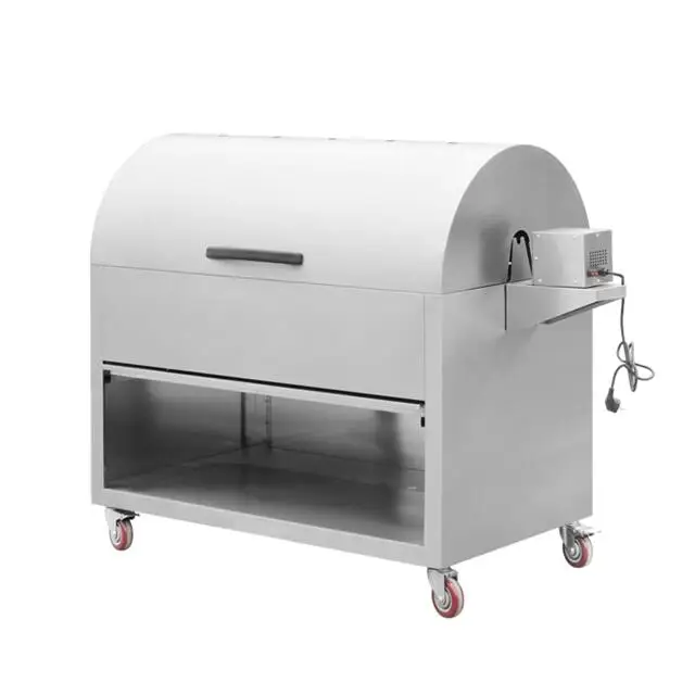 Imagen 5: Parrilla de barbacoa grande de acero inoxidable para jardín, tipo exterior