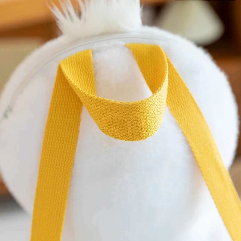 น่ารัก Pelican Plush กระเป๋าเป้สะพายหลังของเล่นน่ารัก Waterfowl ตุ๊กตากระเป๋าเป้สะพายหลังสําหรับเพื่อนวันเกิดคริสต์มาสของขวัญ