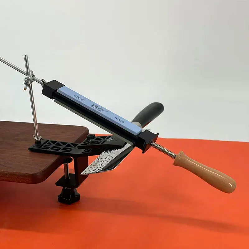 

Fixed Knife Sharpener Professional Angle Sharpening Stone Kitchen Whetstone Grinding System Honing Diamond Grinder Woodwork Tool