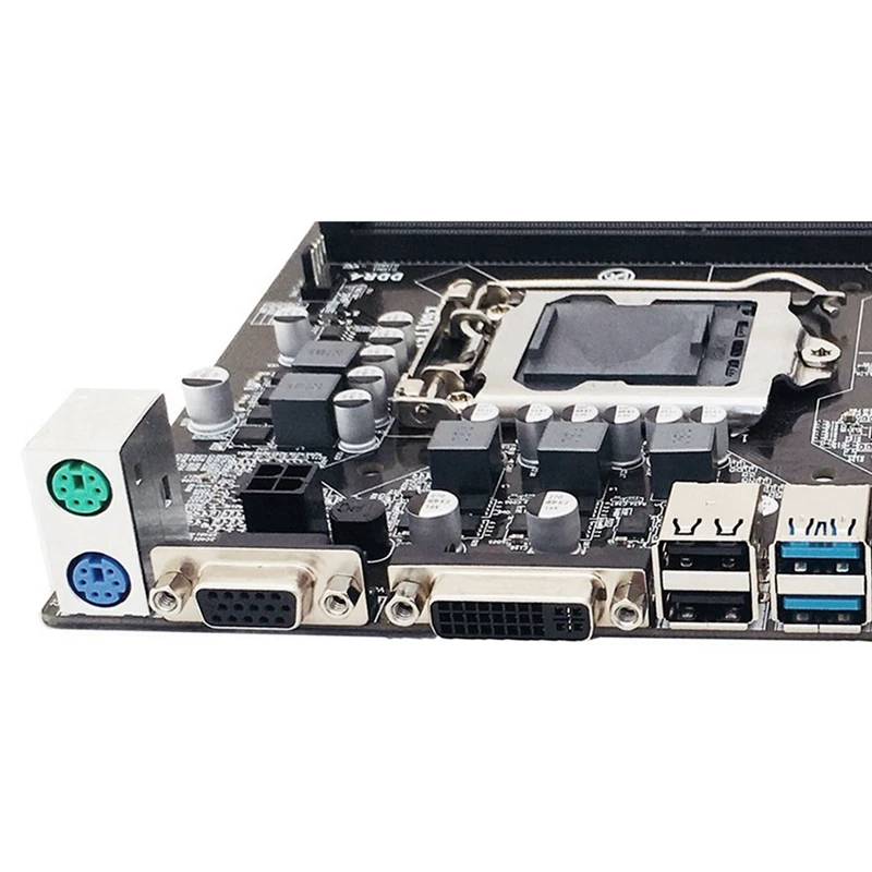 B250B ETH Mining Motherboard+4Pin To 6Pin Cable+SATA Cable+Switch Cable+Baffle+Thermal Grease 12PCIE MSATA For BTC