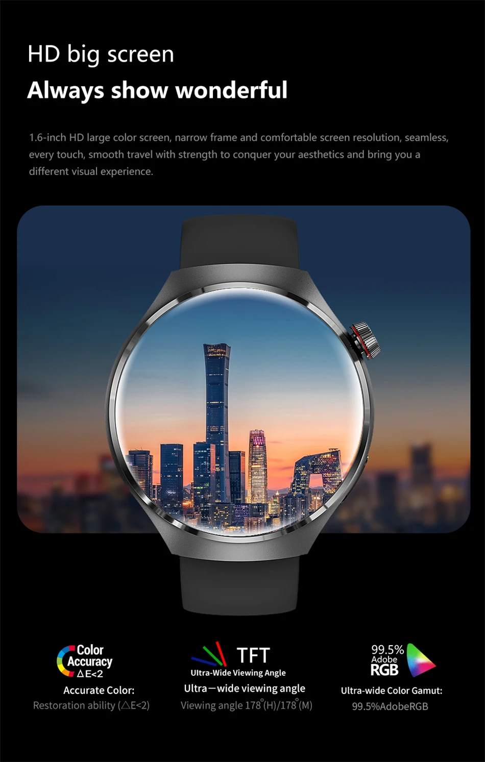 2026 New Watch 4 Pro Man Woman Smart Watch Bluetooth Call GPS NFC Heart Rate 100+ Sports Waterproof Smart Watch For Android iOS Sca0dba372d7946aa95bf93b497a78238X