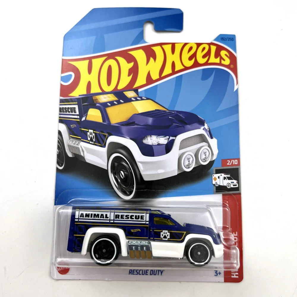 2023-192 Hot Wheels Cars RESCUE DUTY 1/64 Metal Die-cast Model Toy Vehicles