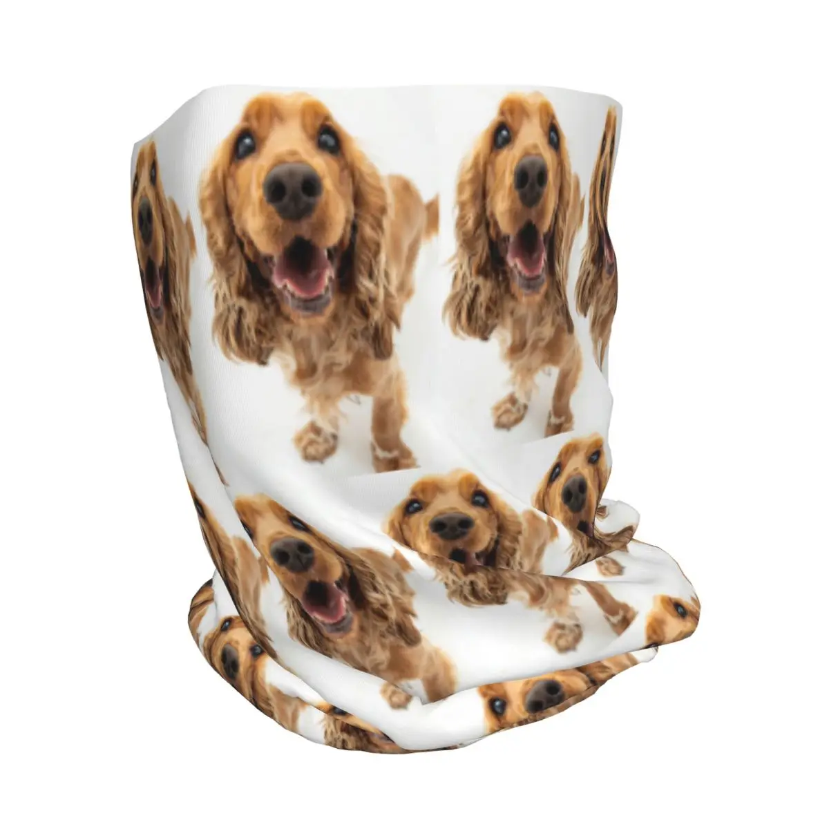 Tail Wagging Wisdom Nurturing Your Cocker Spaniel Spirit Bandana Neck Cover Magic Scarf Cycling Scarf Beanies Hat for Men Women