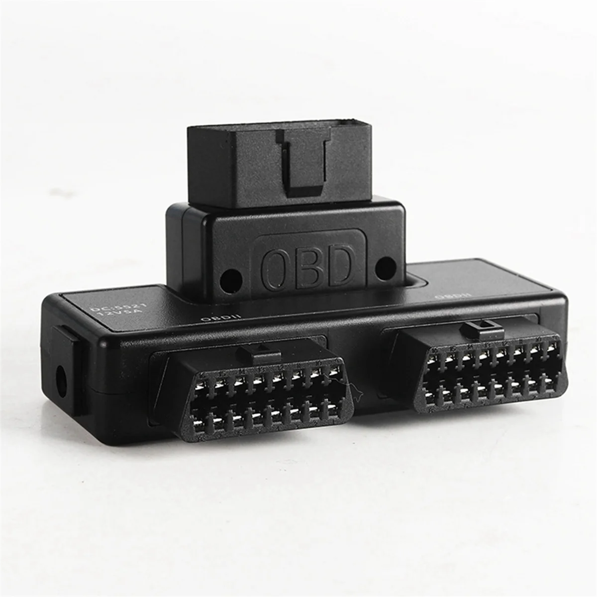 Obd2 um dividido em dois adaptador fio 16 pinos 16 núcleo obd cabo de expansão conector cabo adaptador universal dc5521-l49a
