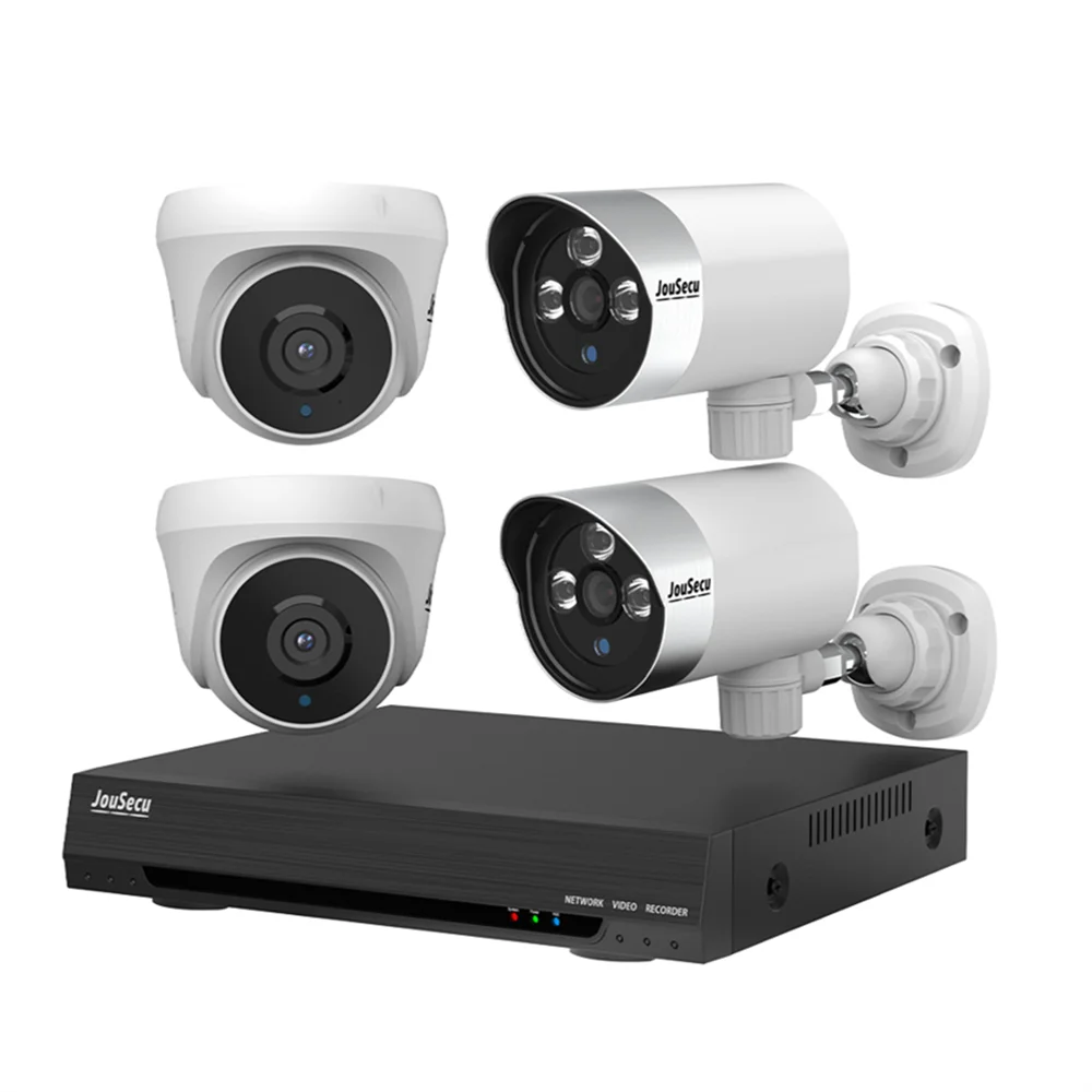 Sistema de vigilancia Cctv, cámara tipo bala de 5MP, cámara domo IP66, resistente al agua, 8 canales, 1080p, Poe Nvr, Kit Cctv Poe Nvr de 8MP