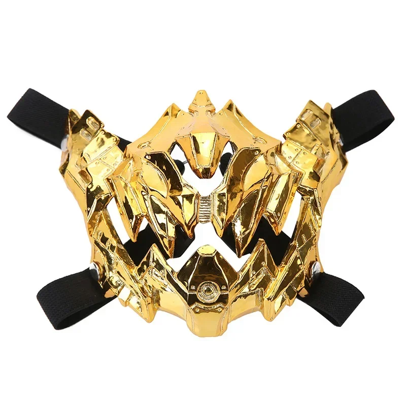 

Механическая маска в виде клюва, японское аниме, маска в стиле Fierce Monster, тигровый череп, полумаска для лица, Хэллоуин, животные, наука, косплей, маска