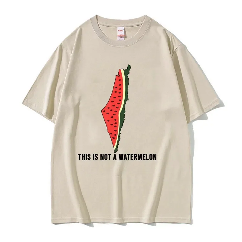 Funny This Is Not A Watermelon Meme Graphic T Shirt for Men Women's Retro Short Sleeve T Shirts High Quality 100% Cotton T-shirt