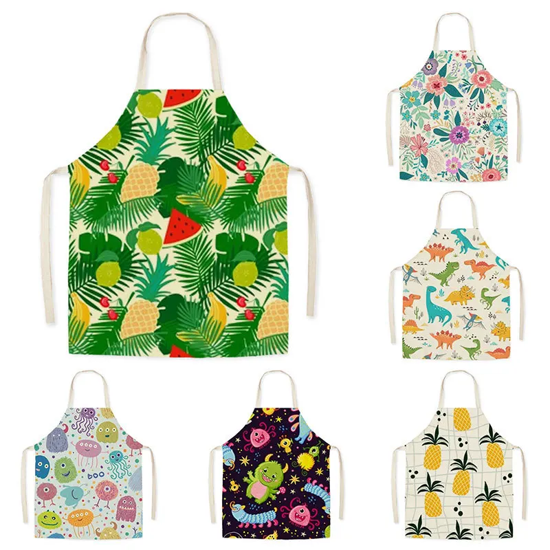 Apron Kids Apron Kitchen Household Item Animal Print Apron A