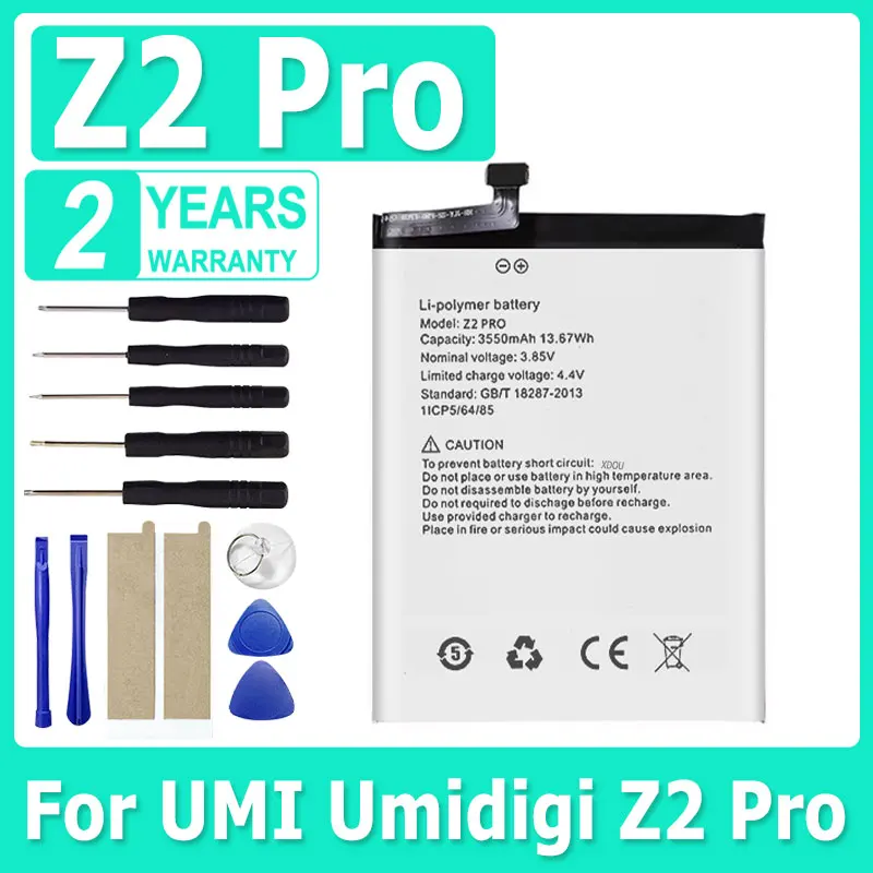XDOU High Quality New Phone Battery For UMI Umidigi Z2 Pro in Stock + Tool